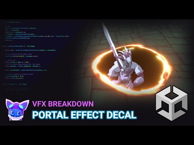 Unity | How to make a Portal Decal Effect (VFX Breakdown)