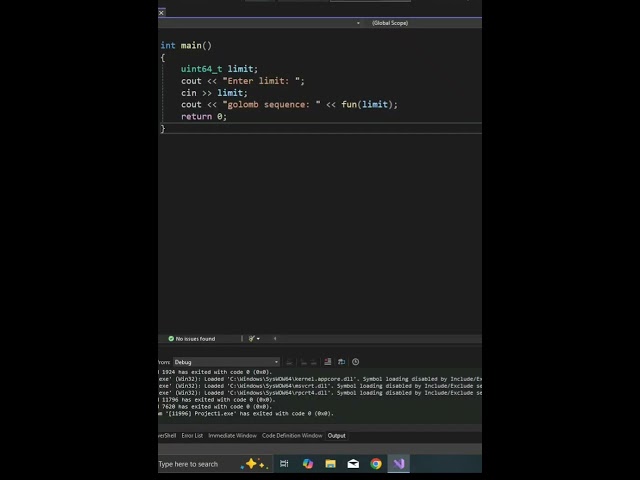 C++ | Euler project 'Golomb's self-describing sequence' | CodeLearning