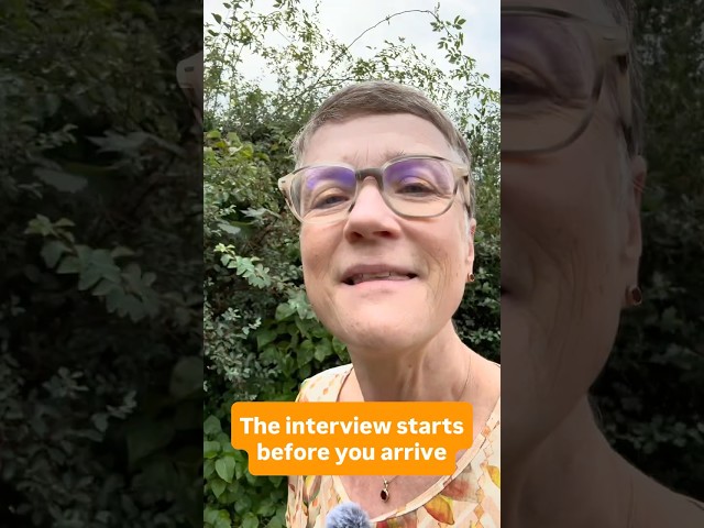 Before the interview even starts