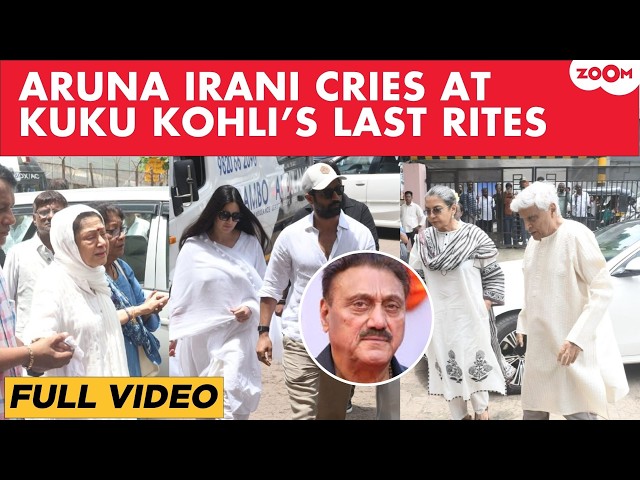 Kuku Kohli’s Last Rites: Raza Murad, Sham Kaushal, Rohit Shetty, Vicky-Katrina Pay Final Respects
