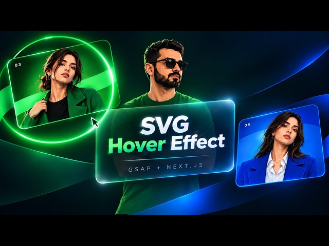 Create a Stunning Stroke SVG Hover Effect with GSAP & Next.js