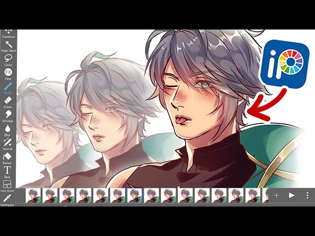 ANIMATE LIKE A PRO IN IBISPAINT??? | Animating Alhaitham Genshin in Ibispaint X #genshinimpact