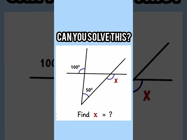 Can you solve this before the time runs out? #YouTubeShorts#Shorts#Reels#TikTokMath#EducationalShort