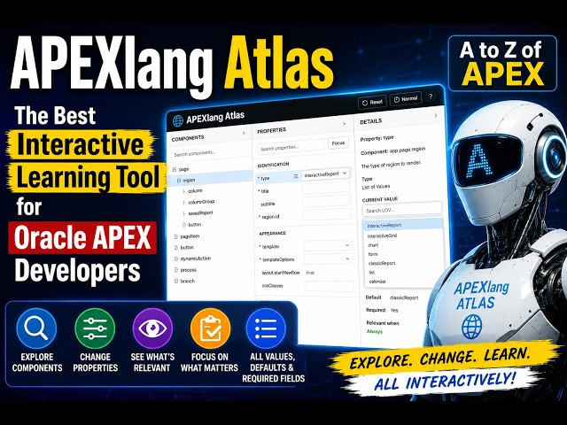 APEXlang Atlas | The Best Interactive Learning Tool for Oracle APEX Developers