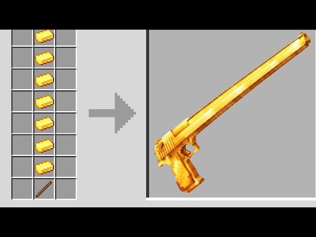 Minecraft, But Crafts Are GUNS!