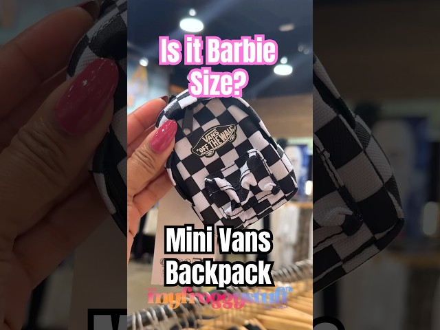 Can It Fit Barbie? Mini Vans Backpack