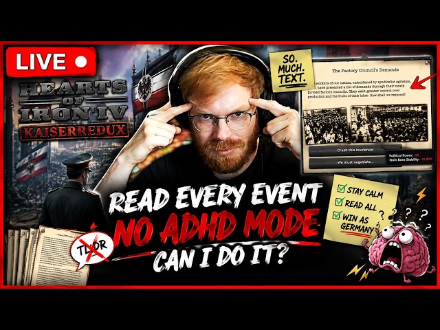 NEW GERMANY UPDATE (KAISER-REDUX) - READ EVERYTHING AND DON'T ADHD CHALLENGE (Impossible!?)
