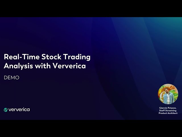 Real-Time Stock Trading Analysis with Ververica and Apache Flink