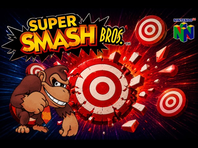 Super Smash Bros. 64 Break the Targets Donkey Kong