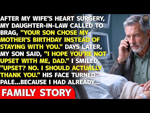 My Son Left My Wife After Heart Surgery For His MIL’s Birthday Party — He Never Expected What I Did…