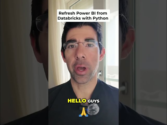 Databricks Python  Refresh Power BI Dashboard Instantly!