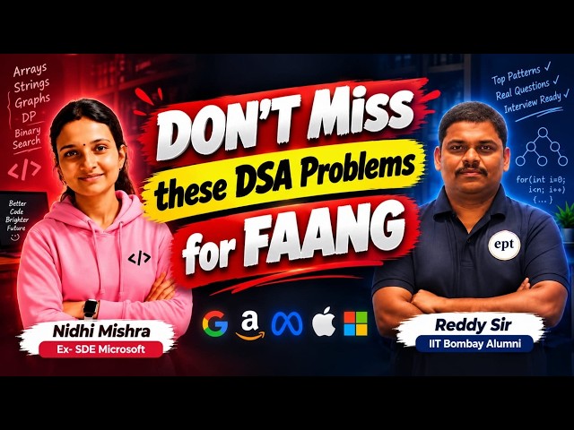Must do DSA Questions for FAANG