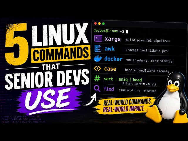 5 Linux Commands that Senior Devs Use