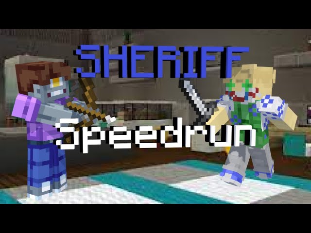 |Murder Mystery Sheriff ANY% WR PS5| Minecraft Speedruns