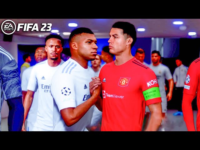 FIFA 23 - Real Madrid Vs Manchester United Ft. Mbappe, Ronaldo, | UEFA Champions League | Gameplay