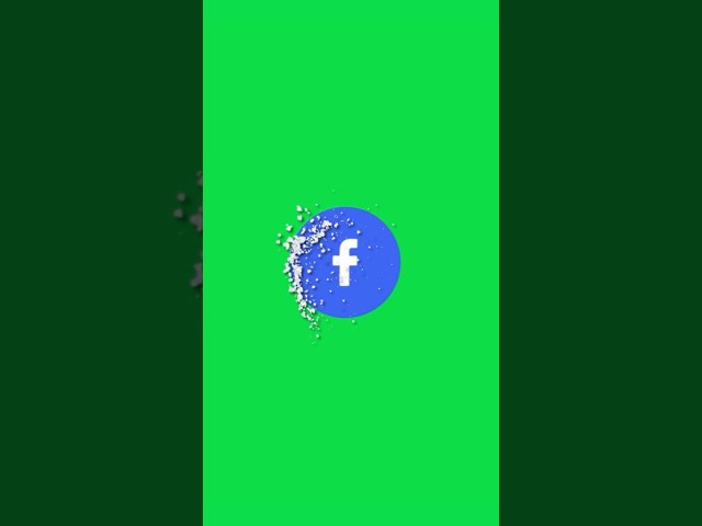 Green screen Facebook with like button animated video #greenscreen #socialmedia #facebook #like