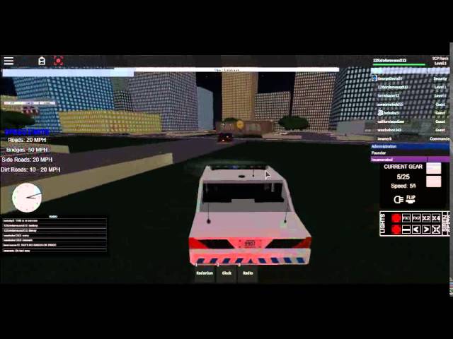 ROBLOX Vehicle Testing Cop Moments D: