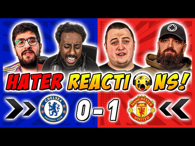 Man United's Rivals & Haters Reactions to Chelsea 0-1 Man United | Premier League Fan Reactions