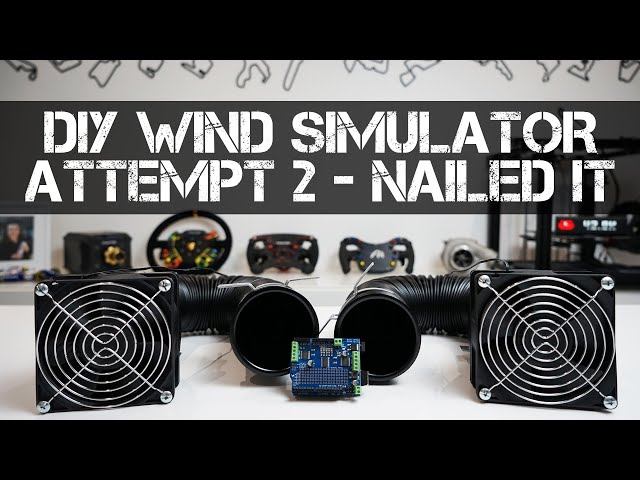 DIY SIM RACING WIND SIMULATOR - Part 2 - We Nailed It!