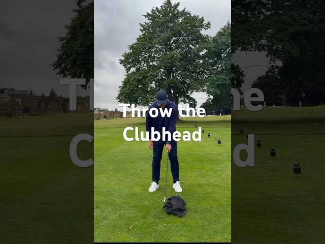 Sometimes you have to give up control to gain control, throw the clubhead!