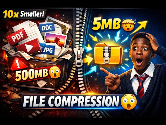 File Compression! | Form 2 ICT Notes Made Easy 😲📚