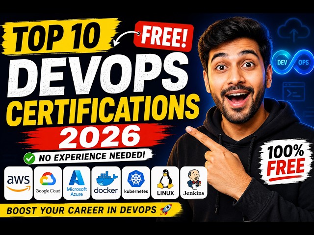 Free DevOps Certifications 2026 (Top 10 FREE Courses with Certificates)