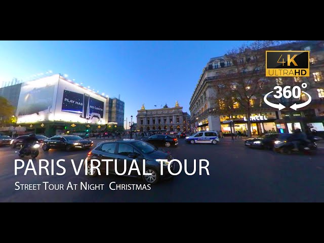 paris street tour at night city of paris france night - paris by night