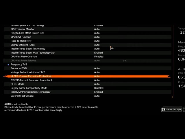 YOU  DON'T HAVE  TO TURN OFF CEP to undervolt intel 13/14th gen CPUs