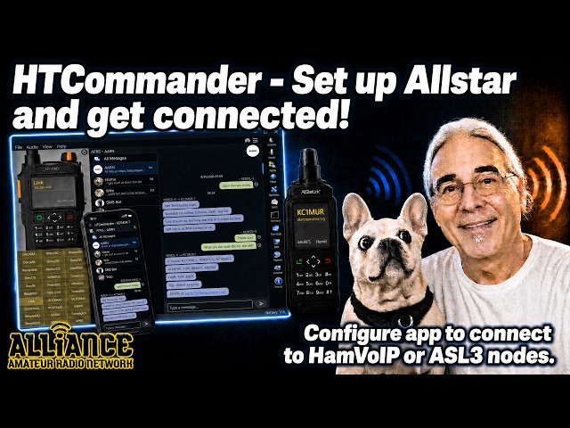 HTCommander Allstar   Setup your node and connect