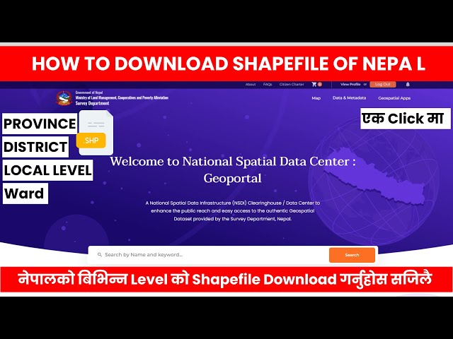 How to Download Shapefiles for Province, District, Local Level, and Ward of Nepal | GIS Tutorial |