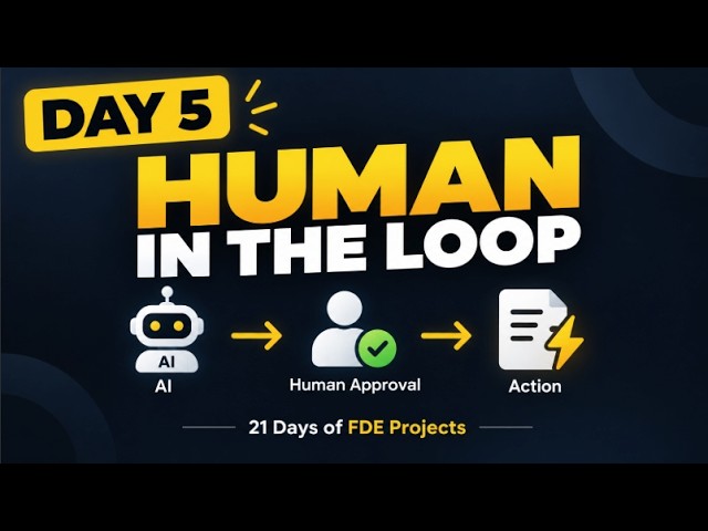 Day 5: Build a Human-in-the-Loop AI Refund Assistant | 21 Days of FDE Projects