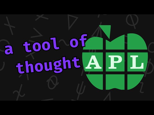 A brief introduction to APL (A Programming Language)