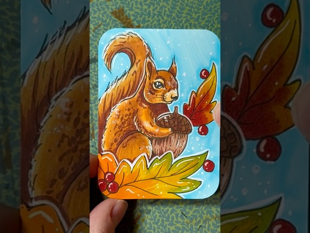 drawing 100 spooky art cards π 76