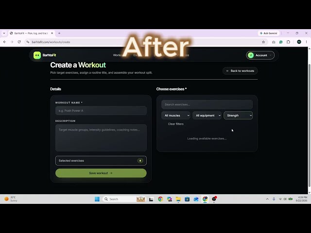 Before vs After: BarhtaFit Search & Filter |Marwan Coding