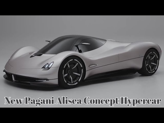 New Pagani Alisea Concept Hypercar | Celebrating Pagani's 25th anniversary.