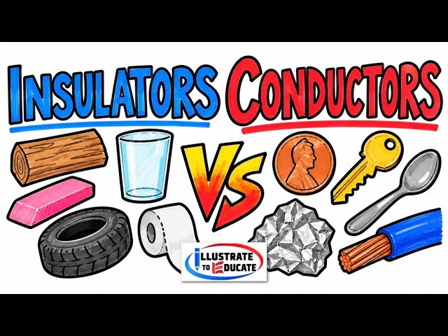 Conductors and Insulators Explained | What is the difference between a conductor and an insulator?