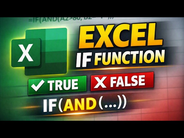 How to use the IF function in Microsoft Excel