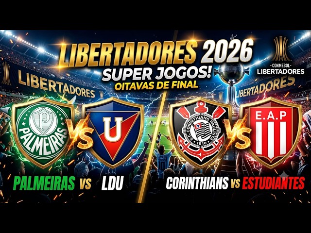 ATLANTICO ESPORTES - 09.09.2026, PALMEIRAS X LDU E ESTUDIANTES X CORINTHIANS AO VIVO