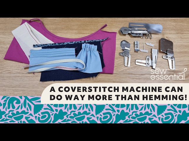 A Coverstitch Can Do WAY More Than Hemming - 5 Feet Demonstrated