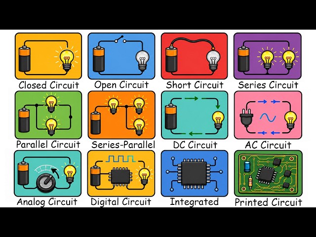 Every Type of Circuit Explained in 16 Minutes