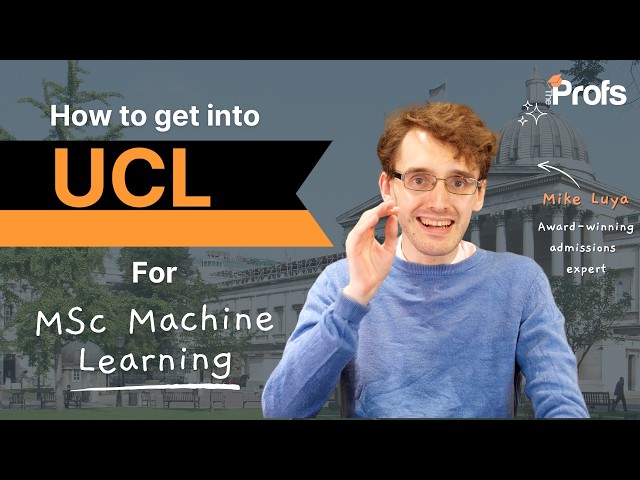 MSC MACHINE LEARNING AT UCL