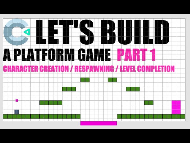 Construct 3 Platform Game Tutorial - Part 1 - Character Creation and Respawning