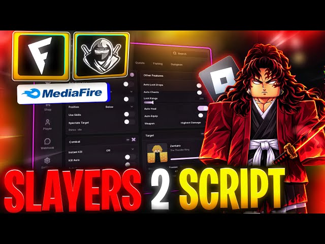 SLAYERS 2 SCRIPT WITH AUTO DUNGEON + INSTA KILL + BREATHING FARM NO KEY UPDATED!