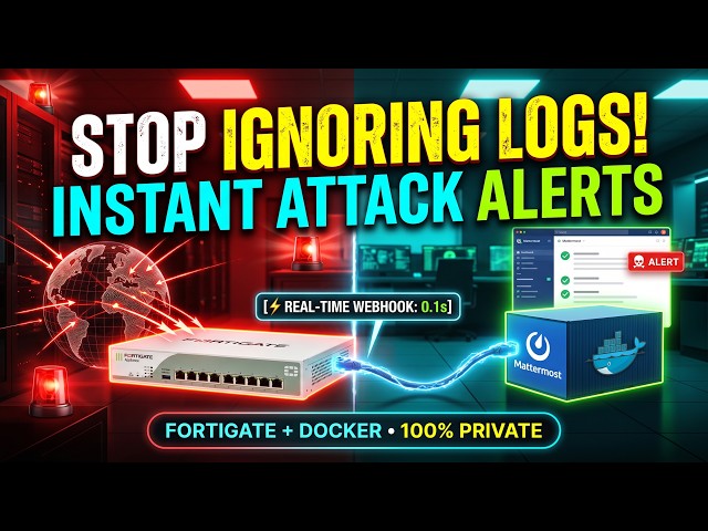 Stop Ignoring Firewall Logs! Real-Time FortiGate Attack Alerts to Mattermost in Docker
