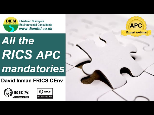 All the RICS APC Mandatories