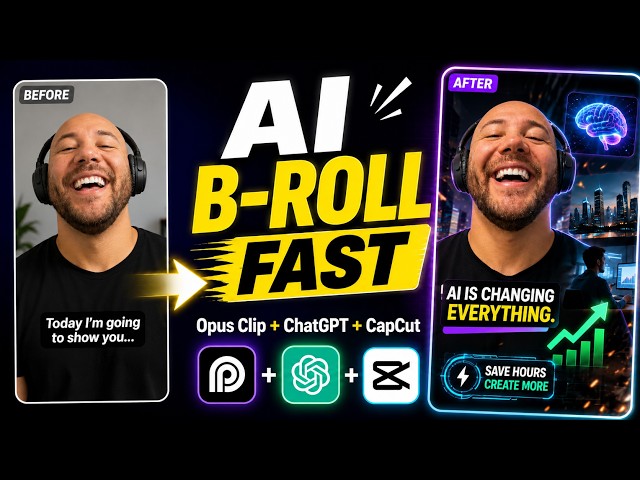 5 Ways on How to Make AI B-Roll for Shorts With Opus Clip, Canva and More...