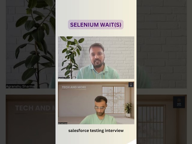 Selenium Interview Question Types of Waits in Selenium Explained #shorts #automationtesting