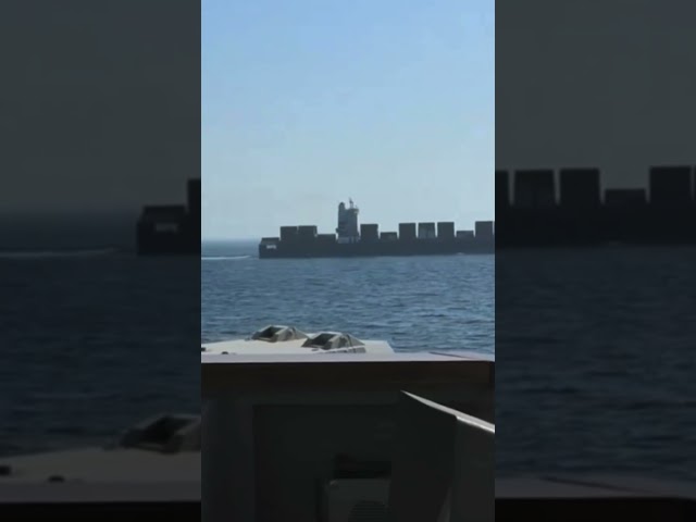 U.S. forces in the Arabian Sea blocked an Iranian-flagged cargo ship bound for an Iranian port.