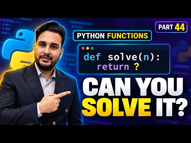 Can You Solve These Python Function Problems? 🐍 | Python Practice