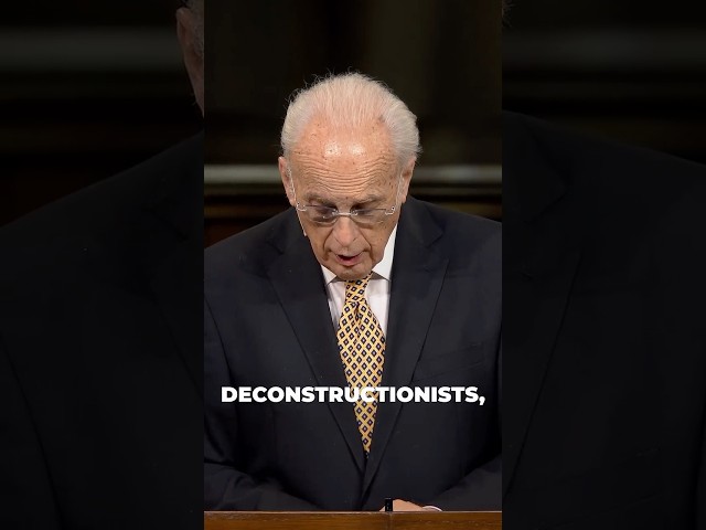 "Christian deconstruction. Deconstruction becomes destruction; that's why it's so heartbreaking."